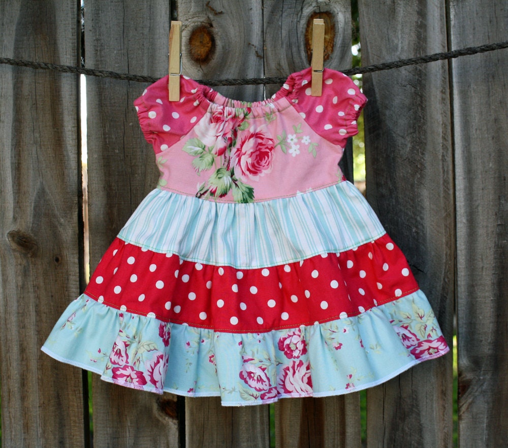 Ava Rose Peasant Dress 2 4 6