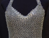 Sterling Chainmail Halter Top