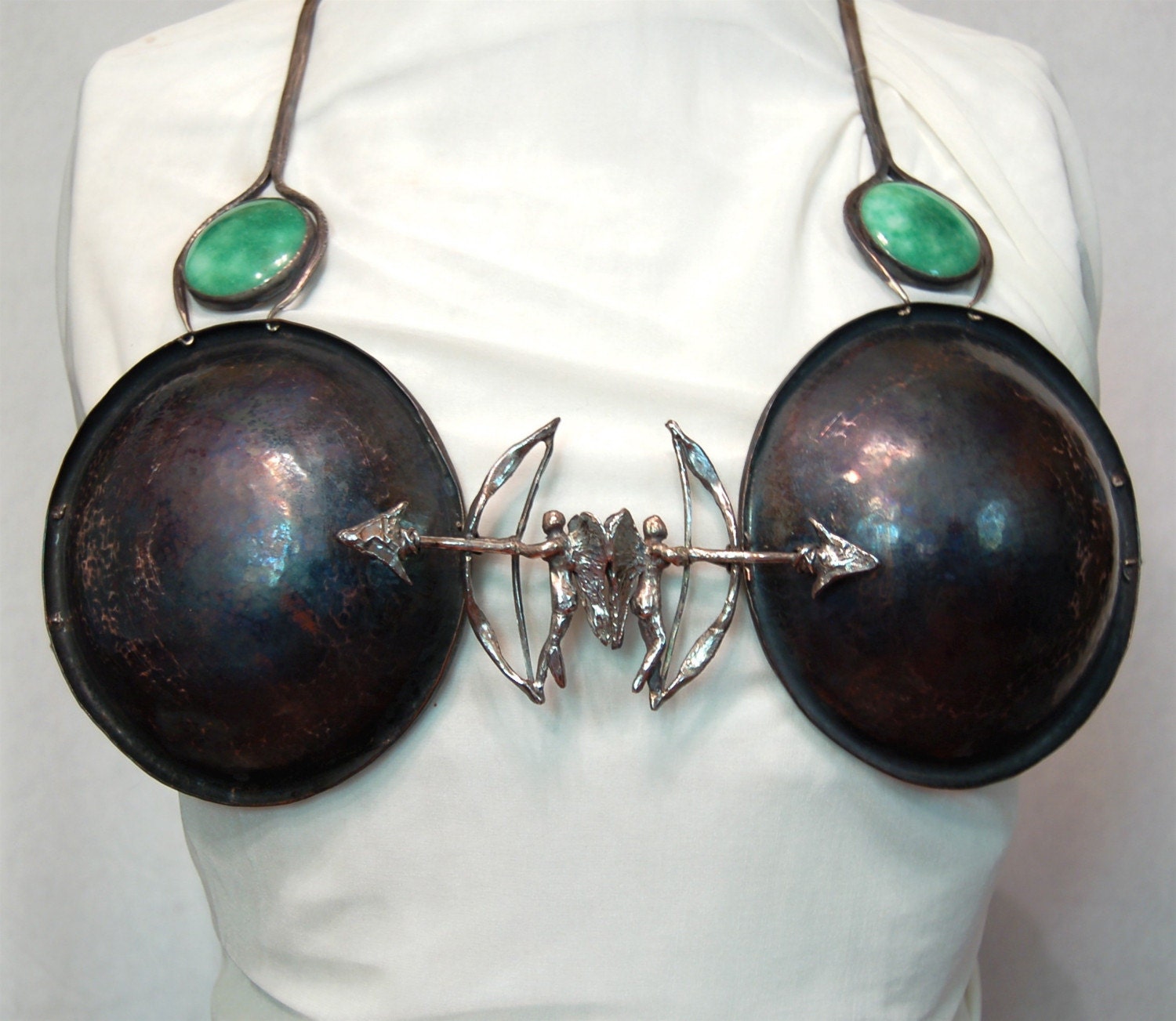 warrior goddess metal bra