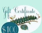 100 Dollar Gift Certificate to Neile - Butterfly Jewelry