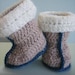 Aussie Snuggly Ugg Crochet Booties (baby - toddler size) crochet patterns