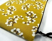 Laptop Case 15.6 Mustard Yellow Padded Laptop Sleeve with Zipper in Willow