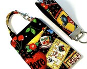 iPhone 5 Fabric Case, & Wrist  Key Chain in Sweet Home