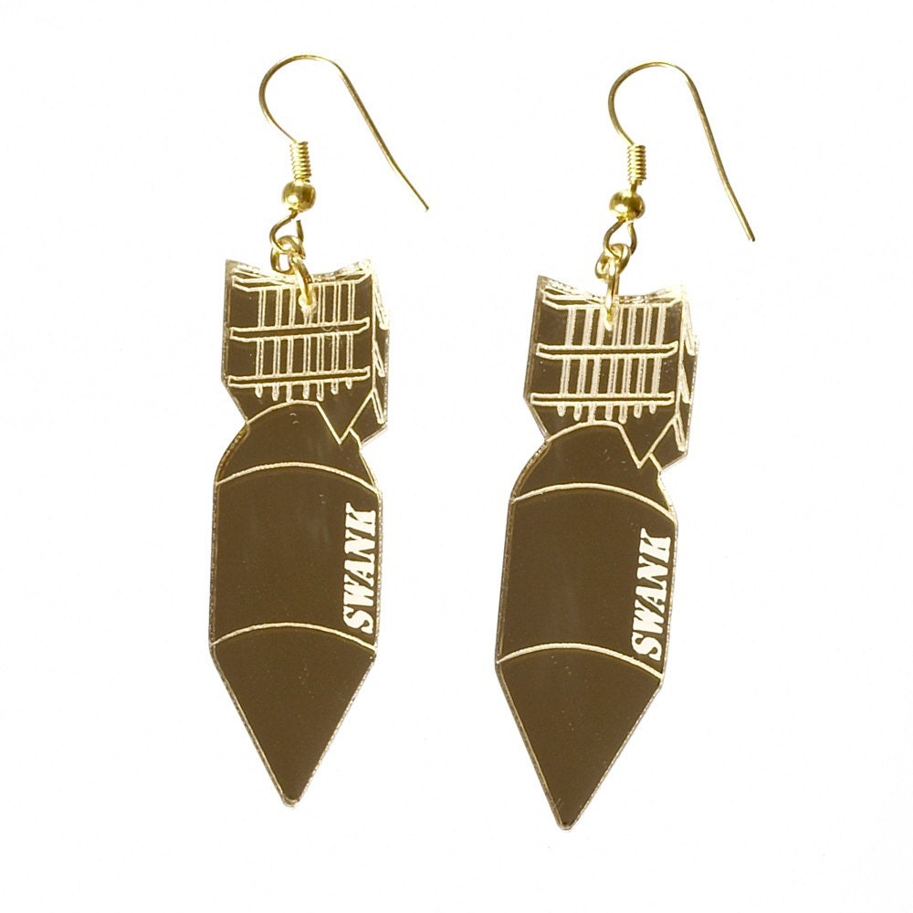 Gold Bomb Earrings