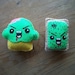 Zombie Cupcake and Pop Tart Magnets