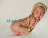 Spice Bonnet for NEWBORNS baby photography prop - Spring Green