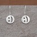 Cute Little Geeky Emoticon Smiley Face Earrings - Sterling Silver - Happy Face Nerd Jewelry - Geekery Teens