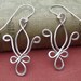 Fleur De Lis Sterling Silver Earrings - Mardi Gras - New Orleans