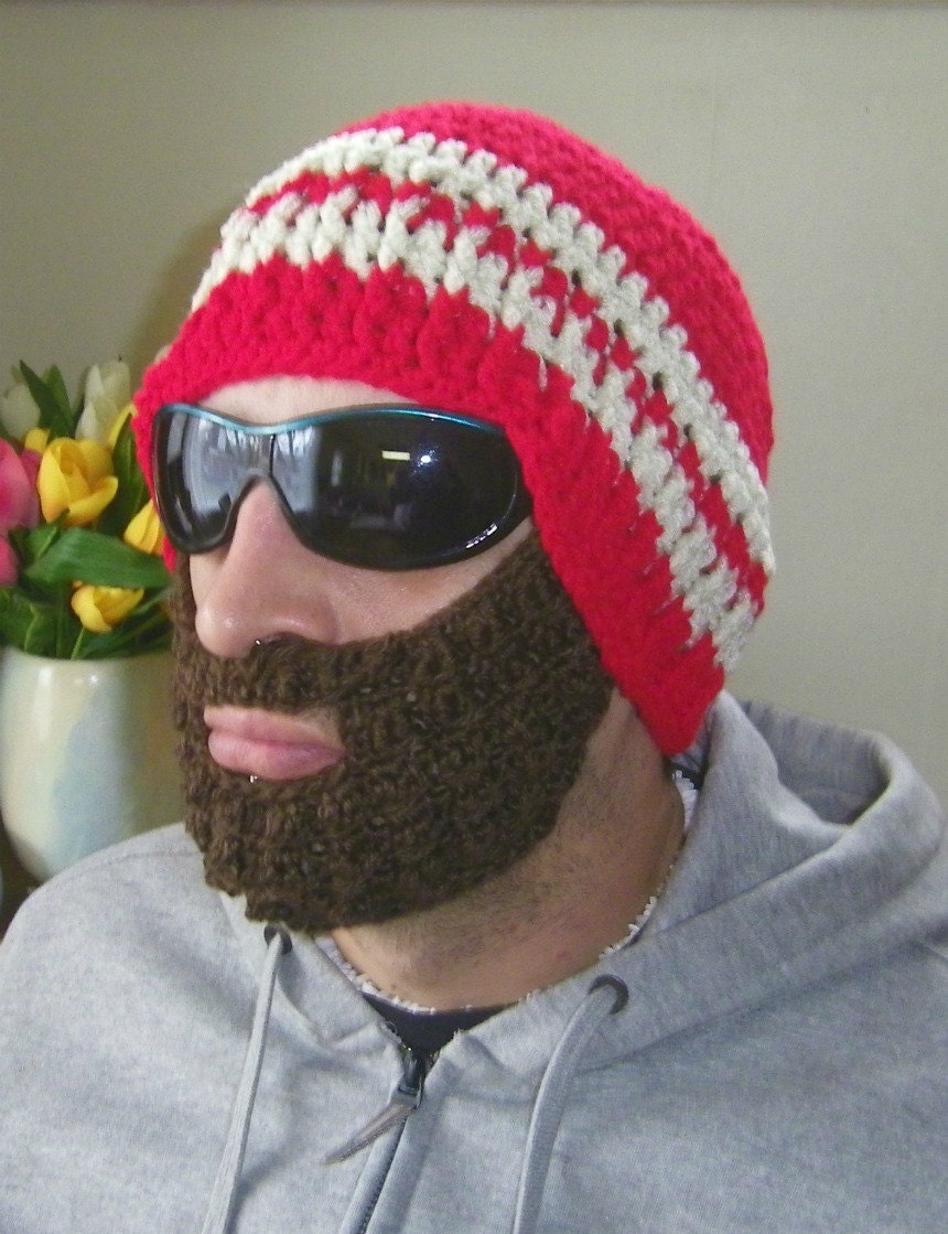 Beard Hat Beanie Men Outdoor Sportswear North Woods Cap Mustache