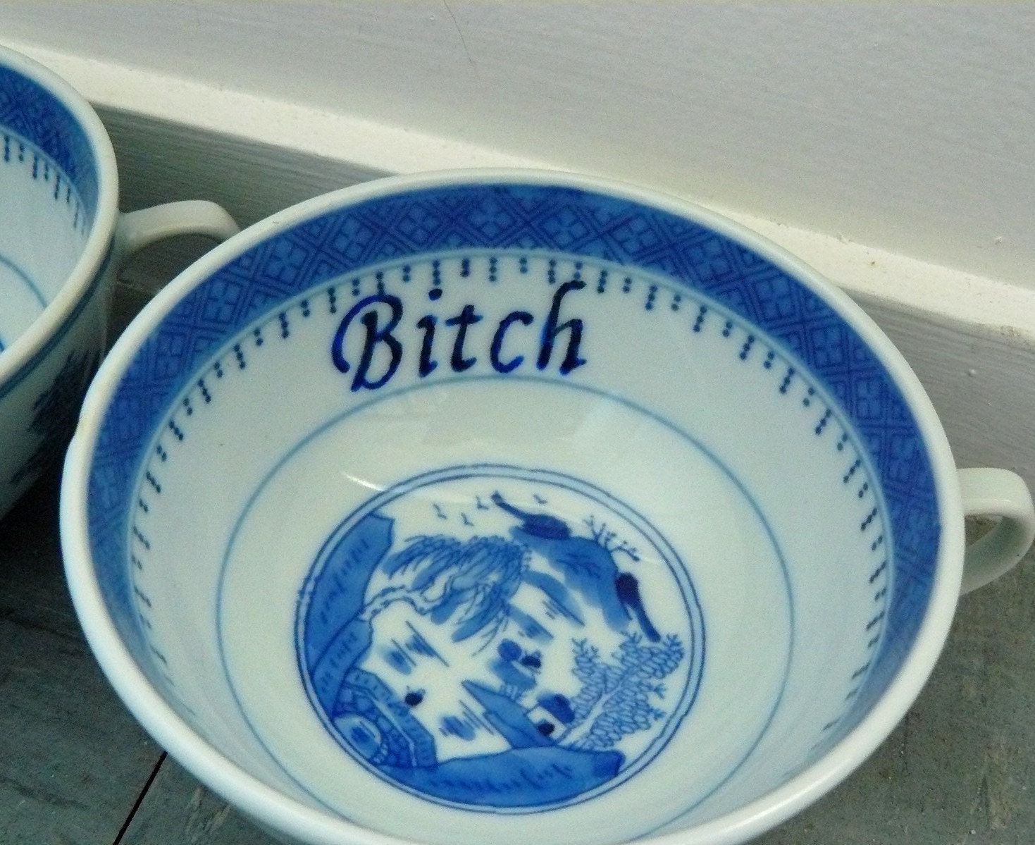 Whore Bitch teacups