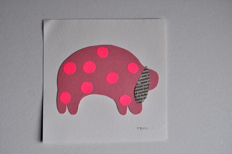 Soft Pink Dots Collage