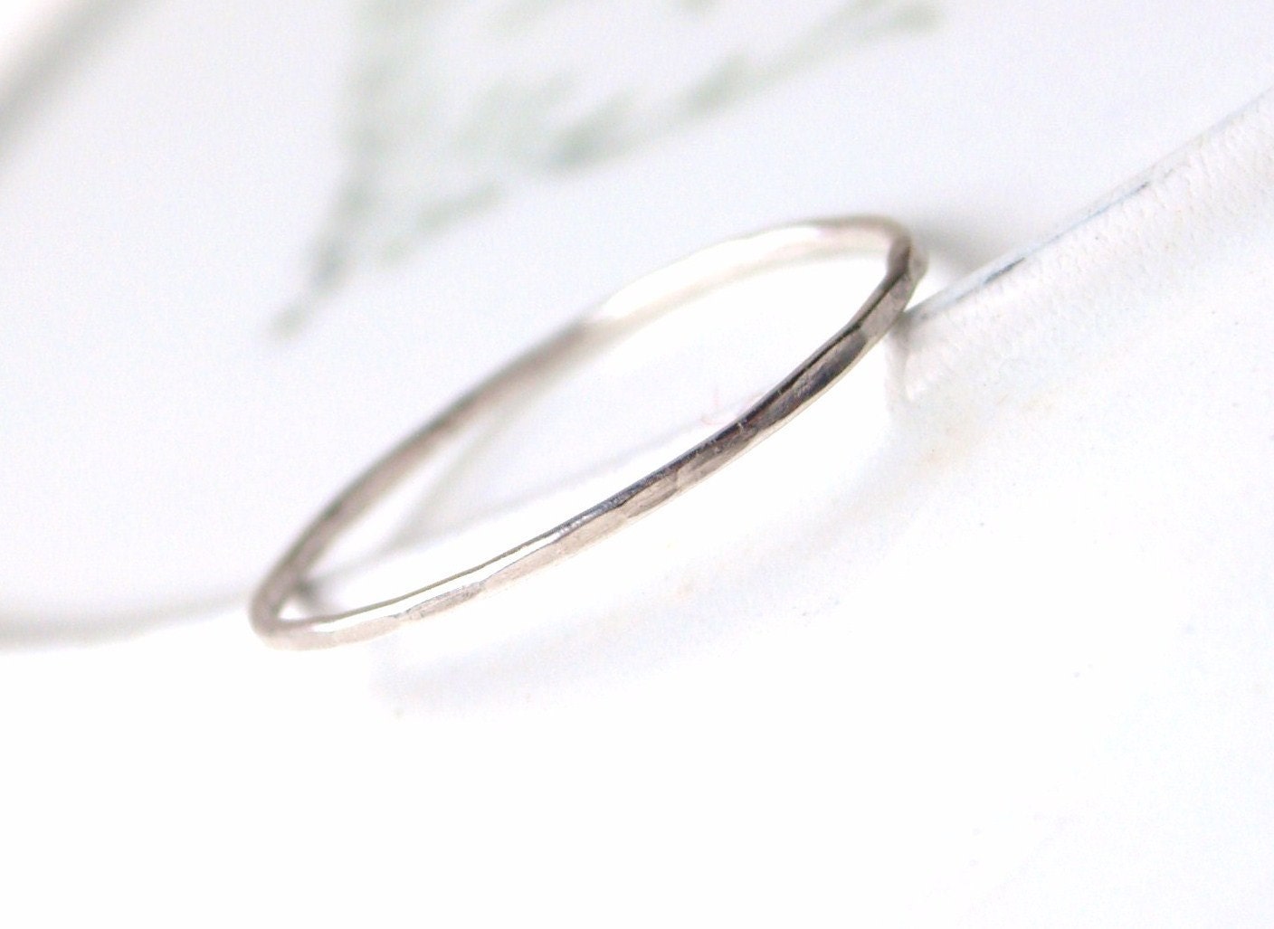 Tiny Sterling Silver Skinny Ring