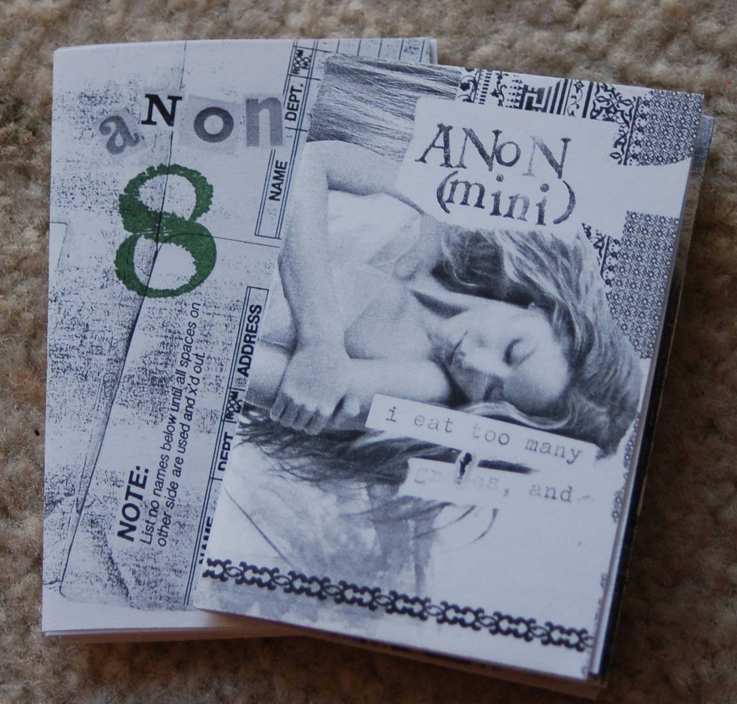Anon Back Issues-8 and Mini
