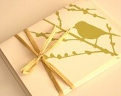 Bird on Cherry Blossom Card -Set of 4