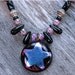 Fused Dichroic Glass Necklace -  You Are A Star Necklace