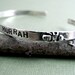 The Ants Go Marching Cuff - Sterling Silver