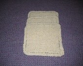 Handknit Cotton Dishcloths