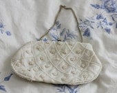 Beaded evening purse
