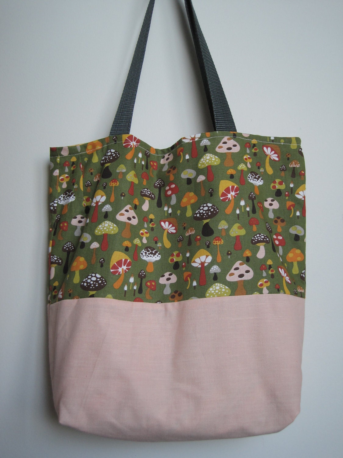 SALE Mushroom Tote Bag
