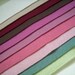 VINTAGE felt pack 10 x squares of wool mix felt 12inch square