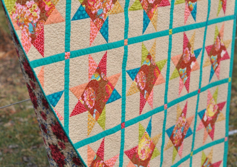 Brenda's Stars Patchwork Quilt