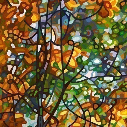 Abstract Fine Art Print 13x19 - Summer Tree