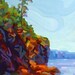 budanArt 8.5 x 11 Print - Rocky Shore