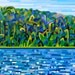 Abstract Fine Art Print - Summer, Lake of Bays 8x10