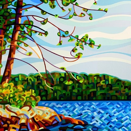 Abstract Fine Art Print 5x7 - View From Mazengah