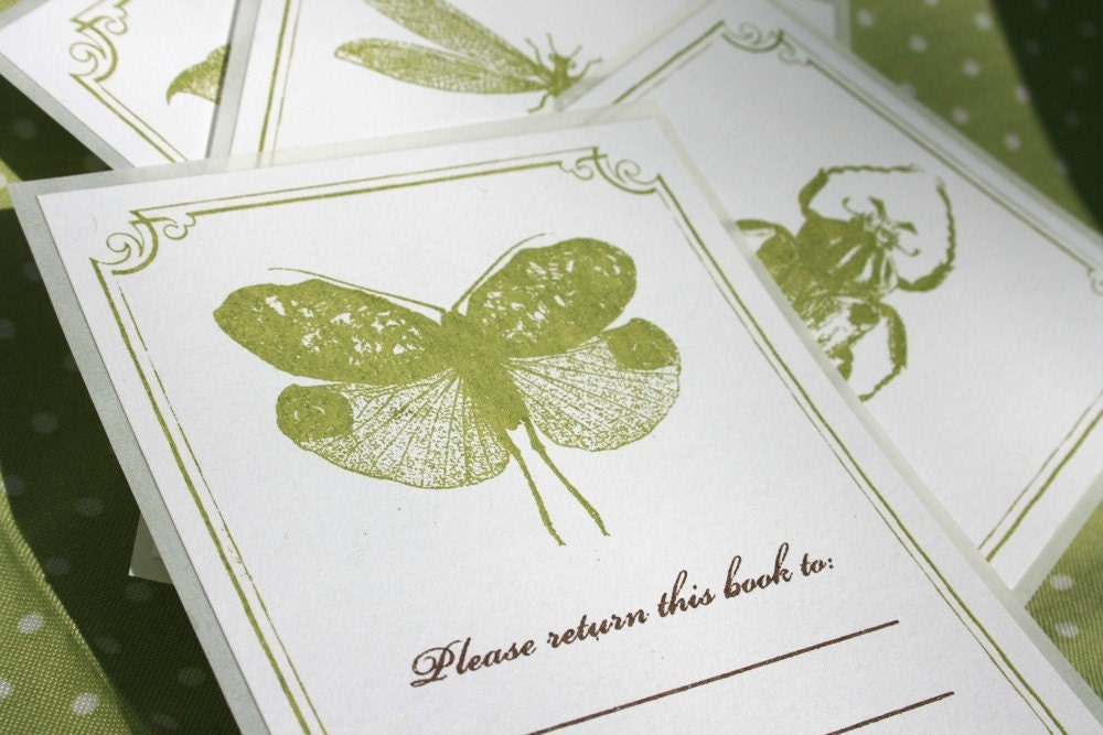 Insect Bookplates