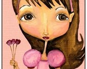 This Is A Painting of Miss B (Is For Bridesmaid)
