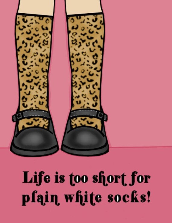 Life Is Too Short Art Print