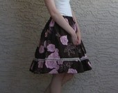 Pink Roses Classic Lolita Skirt