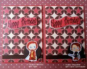 Birthday Cards Set of 2 - Star Wars Kreepy Kids Use the Force Series