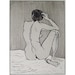 Nude (original linoleum cut)