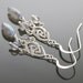 Labradorite Sterling Silver Chandelier Earrings ec177