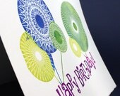 Birthday Balloons Notecard