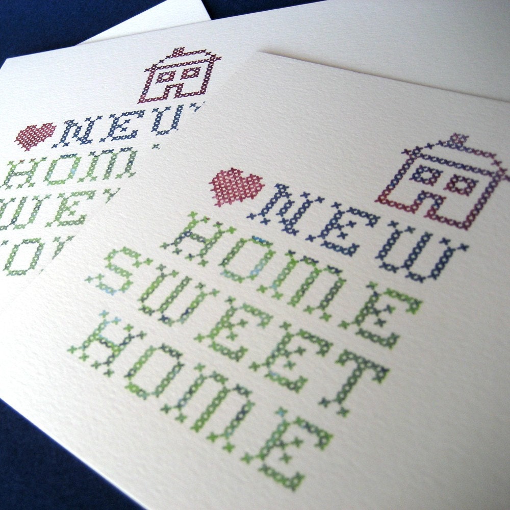 Home Sweet Home Personalized Moving Announcements, set of 8
