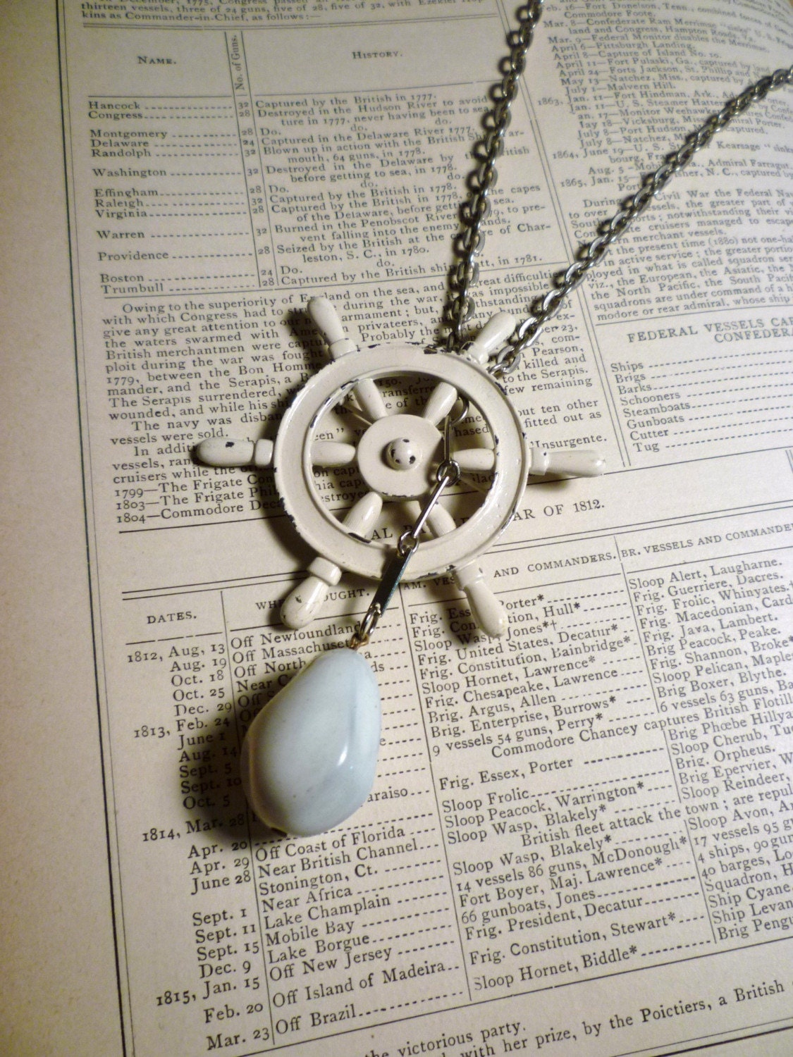 Ahoy Mate Convertible Nautical Necklace and Pin