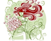 Original Screen Print - Ivy and The Roses