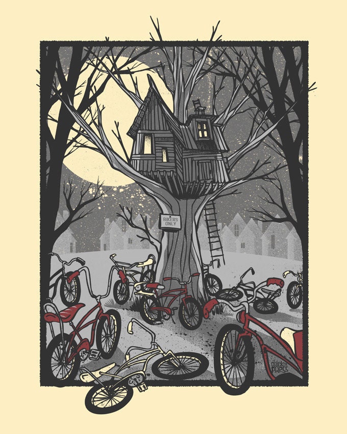 Biker Only - Screenprinted Art Print