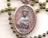 Road Rage, Our Lady of LaSalette Patron Saint Medal on Ball Chain