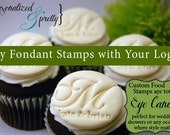Personalized Food Safe Acrylic Stamp - with Your Supplied IMAGE OR LOGO