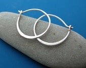 Simple Sterling Hoops