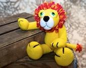 Stuffed Lion Toy Amigurumi Doll