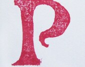 custom hand carved monogram stamp