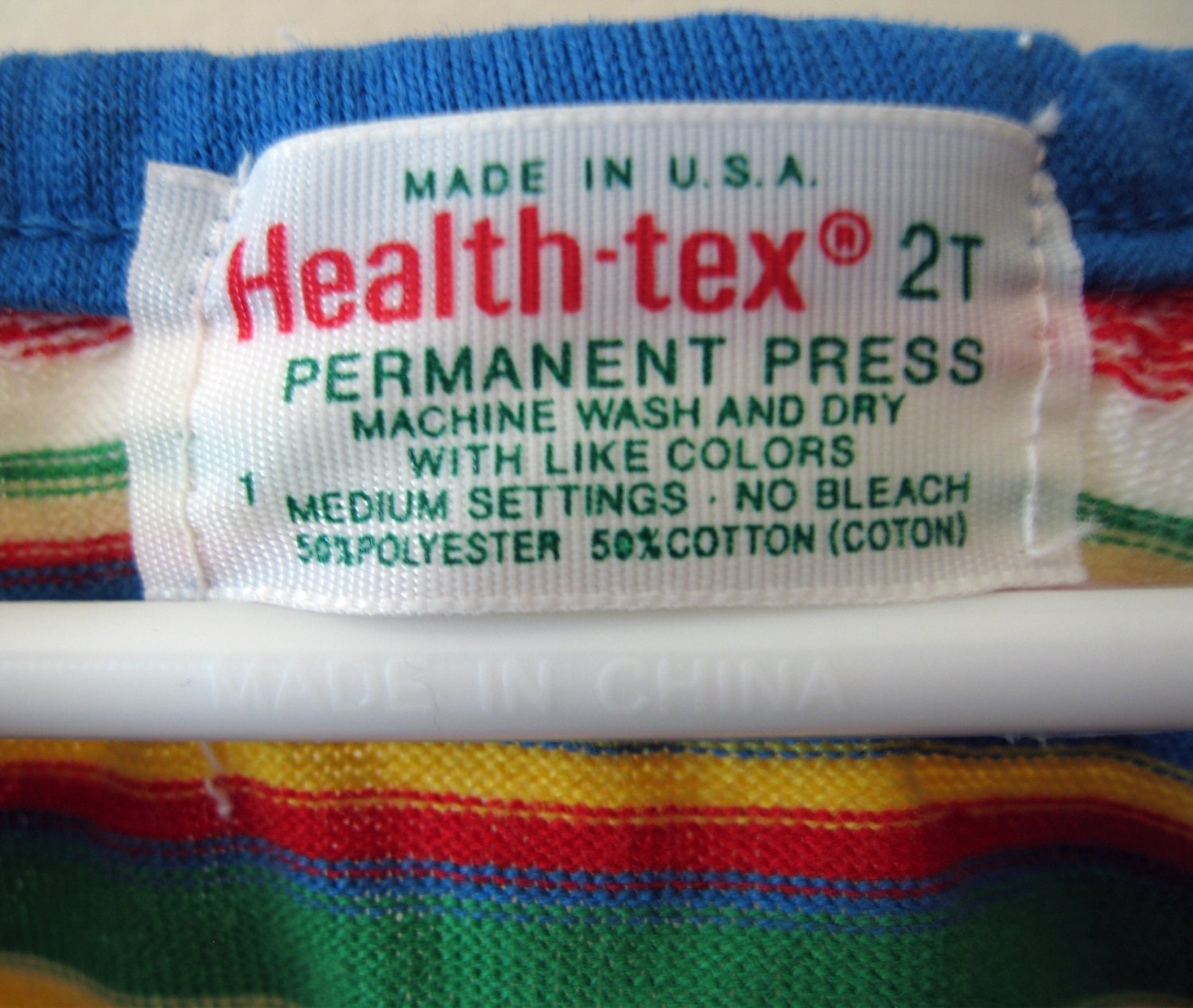 Vintage Health-tex I'm Terrific 2T Children's tank top