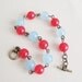 Red and Blue Beaded Candy Jade Bracelet - Sailor Jerry