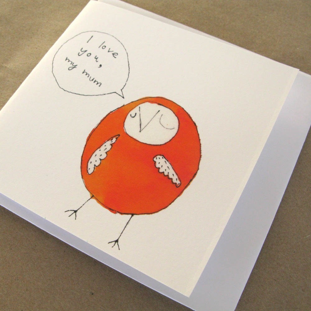 My Mum Bird Card