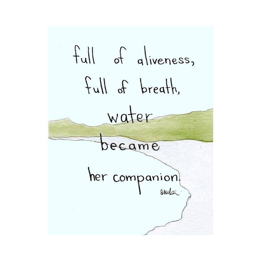 water 8x10 print